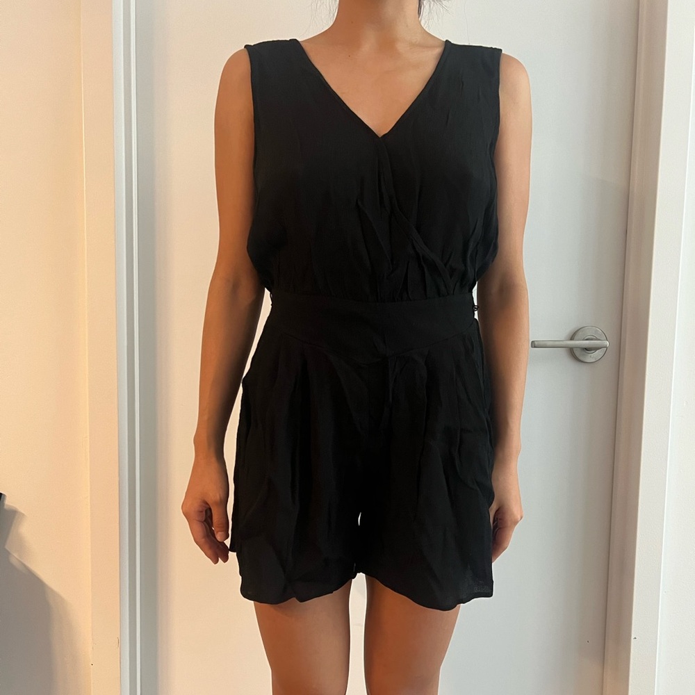 Mango V-Neck Romper